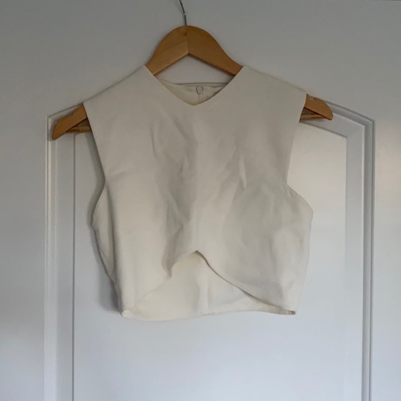 Cream cropped top! Zara studio collection - Picture 1 of 4